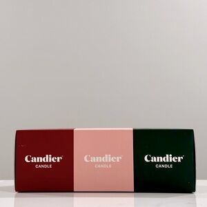 BNIB: Candier Christmas Soy Candle Set | 3